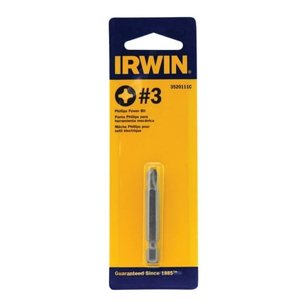 Irwin 3520111c 1-15/16 #3 Phillips Power Bit