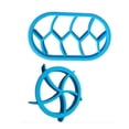 thumbnail image 1 of Bearachild Juego de 2 uds de moldes para prensa de masa, molde para hornear rollos de pan, cortadores de pastelería de plástico Herramientas y accesorios para hornear No.2 Bearachild HA040753-02, 1 of 5