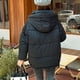 thumbnail image 5 of Puntoco Sudadera Con Capucha De Manga Larga De Color Sólido Para Mujer Que Supera El Cuello Grande Ropa De Algodón De Manga Larga, 5 of 5