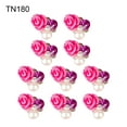 thumbnail image 6 of UDIYO 10 Pcs 3D Rose Flower Nail Art Stickers Tips Studs Rhinestone Nail Decor Jewelry, 6 of 7