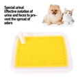 thumbnail image 3 of Dog Potty Tray, Rugged Plastic High Fence Smart Design to Control Odors Pee Pad Holder 45x33cm Easy to Clean Pet Toilet Training Tray for Small Dogs and Puppies, 3 of 7