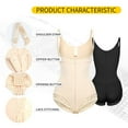 thumbnail image 3 of Mnyycxen Fajas Colombianas Shapewear for Women Zipper Postpartum Tummy Control Body Shaper Butt Lifter Bodysuit, 3 of 7