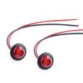 thumbnail image 4 of 10 Pack Red Rock Round Side Marker Lights LED Button Lights Truck Trailer Lights) -, 4 of 4