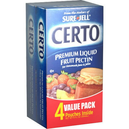 Certo Premium Liquid Fruit Pectin 4-Pouch Value Pack, 6 Fl