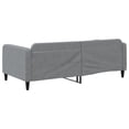 thumbnail image 5 of vidaXL Day Bed without Mattress Light Gray 39.4"x74.8" Fabric, 5 of 7