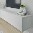 thumbnail image 5 of Ozge Floating Tv Stand for Tvs up to 85" Diana Floating Tv Up to 85" Wall Mounted Media Router DVD Shelf, for One/PS4/DVD Players/Game Console, 5 of 5