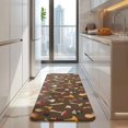 thumbnail image 4 of Colorful Mushroom Group Brown Pattern Kitchen Rug Mat,Kitchen Runner Rugs Non Skid Washable,Decorative Kitchen Floor Mats for Kitchen,Sink,Laundry,17"x47.2", 4 of 7