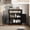 Black, variant on Rugerasy Rattan Sideboard Buffet Cabinets with Storage,Farmhouse Kitchen Accent Storage Cabinet with Drawer,Boho Wooden Coffee Bar Cabinet for Home,Wood