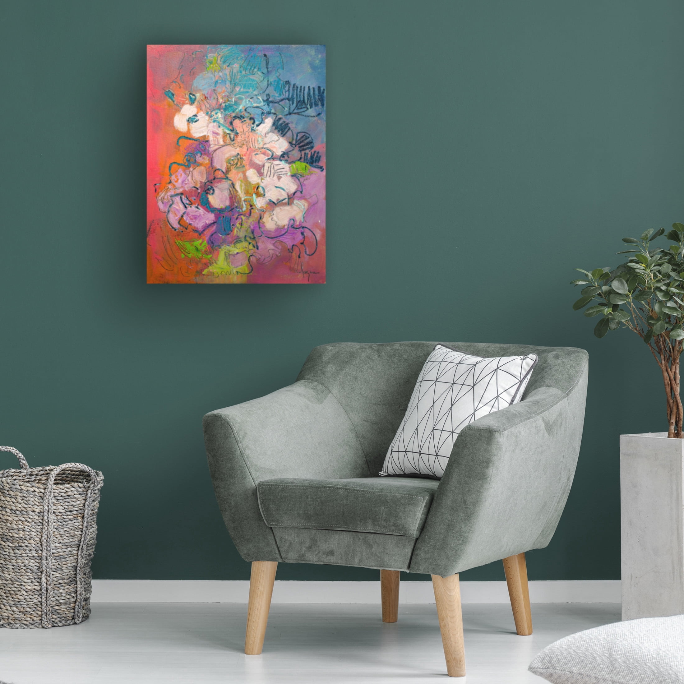 Canvas Wall Art - Dorothy Fagan 'Archipelago' Wall Art for Living Room, Bedroom, or Office D?cor by Trademark Fine Art - 24 x 32 Inches