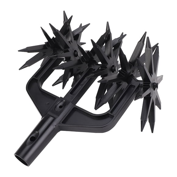 Garden Cultivator, Hand Soil Tiller ABS Detachable Lightweight Long Spike for Gardening