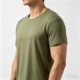 thumbnail image 4 of Havenx Upf 50+ Swim Shirts for Men Short Sleeve Sun Protection Tshirts Fast Dry Moisture Wicking T Shirts Athletic Workout Casual Loose Fit Running Swim Clothes,Camouflage Green 2XL, 4 of 4
