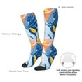 thumbnail image 5 of Knee High Socks for Men and Women, Orange Calla Lily Flowers Althletic Compression Socks, Support Long Tube Socks for Outdoor Sport, Calf Socks, High Stockings for Women Men, 5 of 7