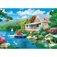 thumbnail image 3 of MasterPieces 3000 Piece Jigsaw Puzzle - Lakeside Memories - 32"x45", 3 of 5