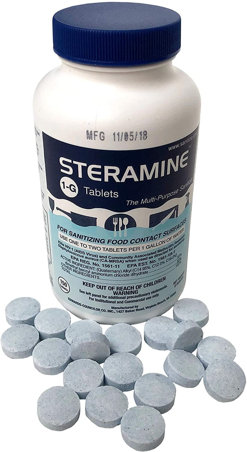 Steramine Sanitizing Tablets, For Sanitizing Food Contact Surfaces
