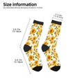 thumbnail image 2 of Uemuo Classical Cute Sunflower Printed Kids Boys Socks Seamless Crew Socks Crazy Funny Athletic Sport Socks for Children, 2 of 6