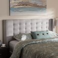 thumbnail image 2 of Baxton Studio Contemporary Fabric Winged Headboard by  Beige, 2 of 4