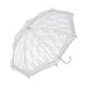 thumbnail image 1 of Mini paraguas decorativo de encaje bordado de 50 cm de diámetro, elegante para fiestas de bodas. Blanco, 1 of 9