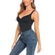 thumbnail image 5 of Body moldeador de entrepierna con tirantes ajustados de encaje para mujer, 5 of 9