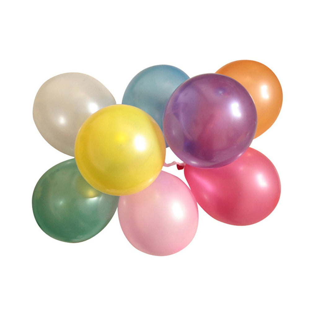 100Pcs Colorful Pearl Latex Balloon Celebration Party Wedding Birthday 10 inch 