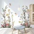 thumbnail image 2 of Boho Flower Wall Decals Fairy Wall Decor Wildflower Stickers with Mushroom Peel and Stick Removable for Girls Bedroom, Kids Room, Living Room, Office, 2 of 6
