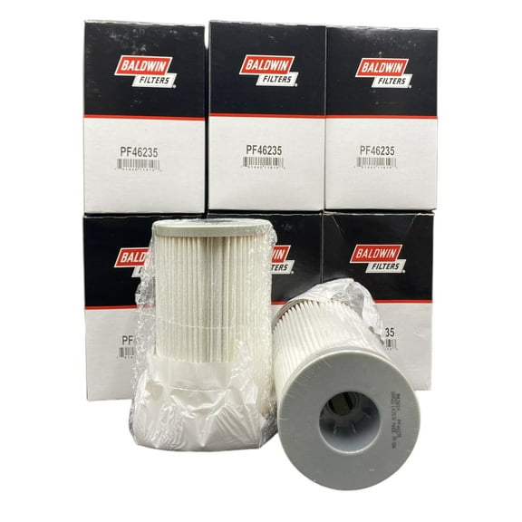 Baldwin PF46235 Bio Diesel Fuel Filter Element Replaces FS20176, DDER61709 Pack of 6