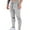 Gray, variant on Plus Size Casual Pants for Mens Elastic Waist Fashion Solid Color Pockets Zipper Pull Rope Casual Comfort Pants 50% off