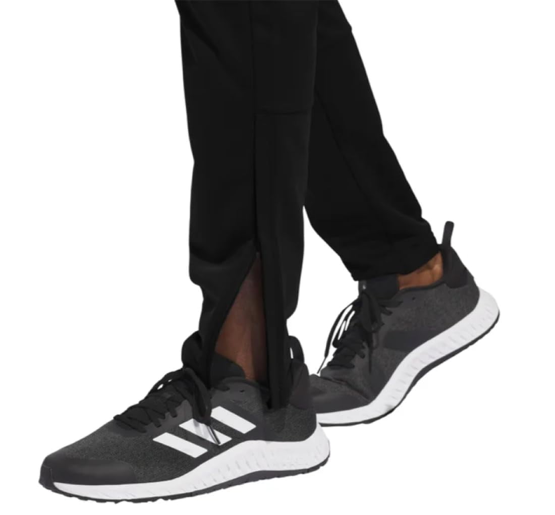 adidas Men's Essential Tricot Track Pant (US, Alpha, Small, Regular, Regular, Black)