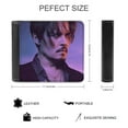 thumbnail image 2 of Johnny Depp Slim Bifold Wallet Purse Leather Wallets for Men Women Card Holder Wallets - Thin & Stylish, 2 of 7