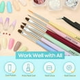 thumbnail image 6 of Modelones Nail Art Brush Set, Nail Art Tools with Nail Polish Brush, Nail Extension Gel Brush, Nail Liner Brush, Nail Carved Brush, Nail Dotting Pen, and Builder Nail Gel Brush for Salon at Home DIY, 6 of 9