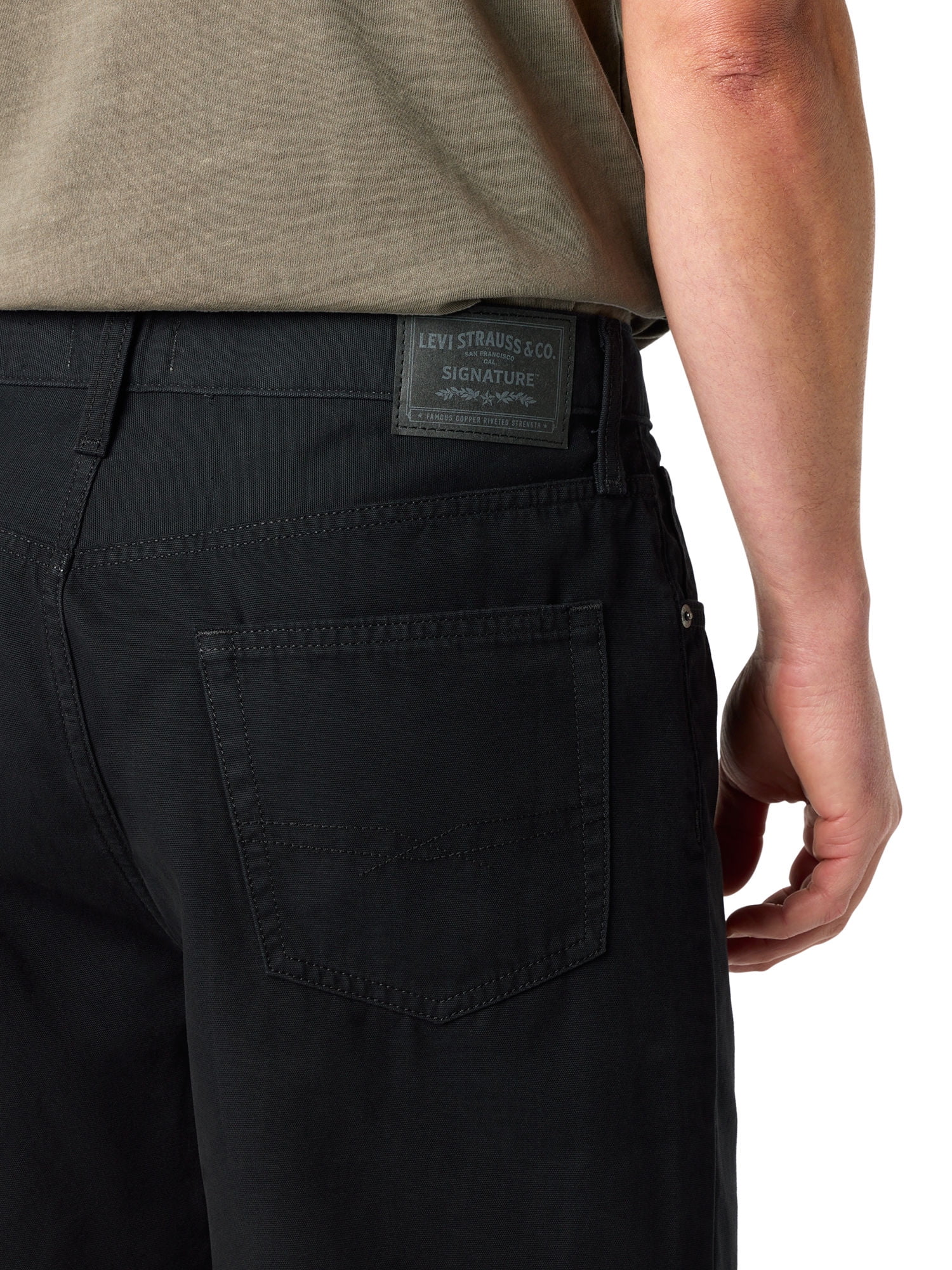 Levi Strauss Signature™ Men's and Big and Tall Loose Denim Shorts, 12" Inseam