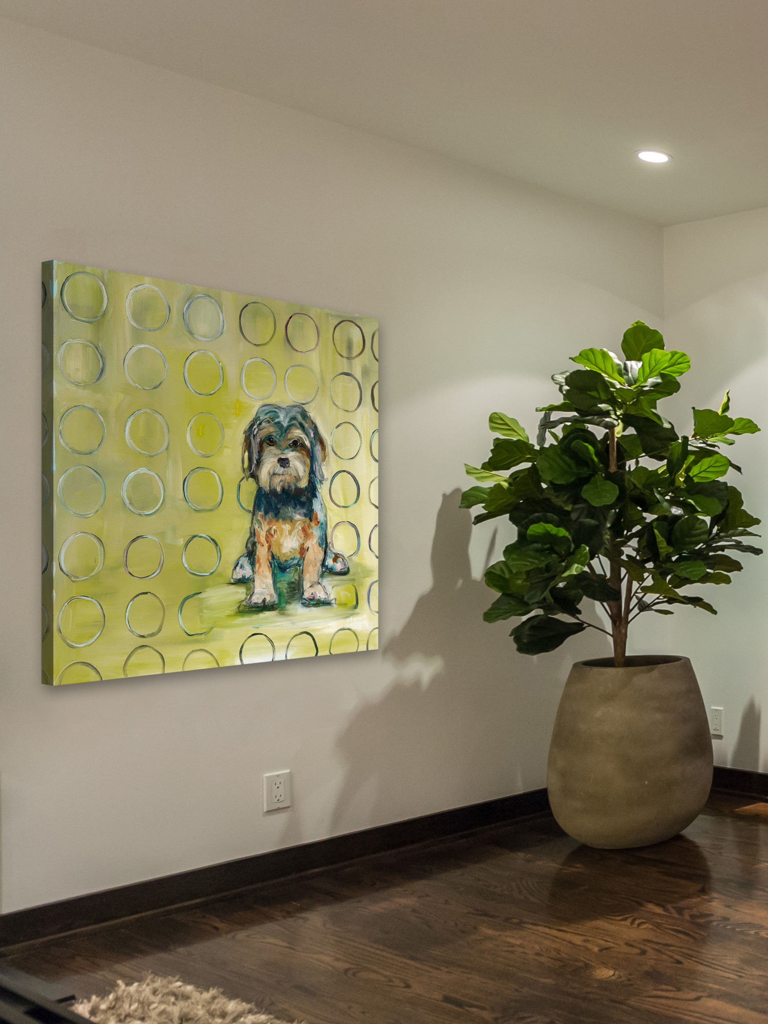 Marmont Hill "Baxter" by Tori Campisi Painting Print on Canvas