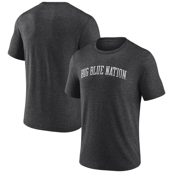 Men's Charcoal Kentucky Wildcats Arched Battle Cry Tri-Blend T-Shirt