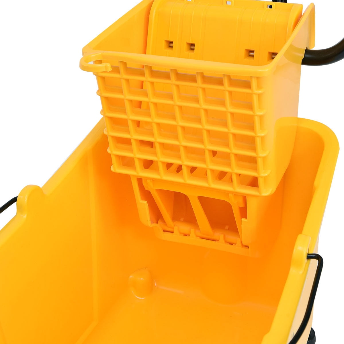 Costway 35 Quart Side Press Wringer Mop Bucket Mop Bucket Wringer Combo