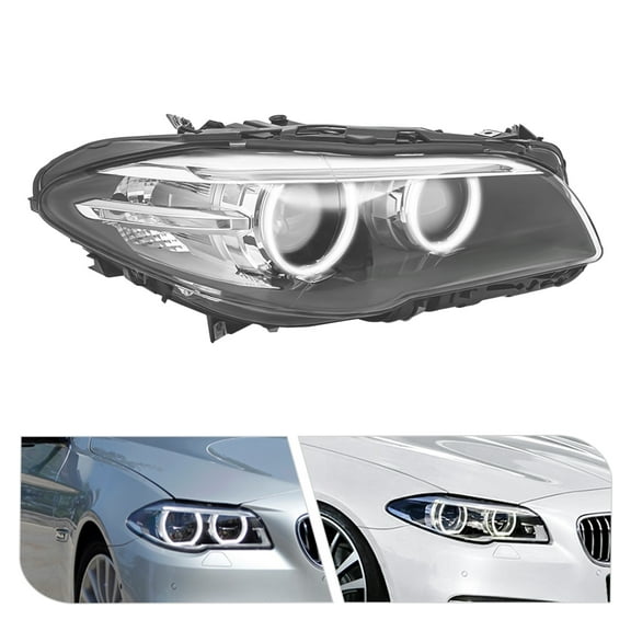 Xenon Without AFS Headlight For 2014 2015 2016 2017 BMW 5 Series 528i/535i NON-xDrive Model HID Headlamp Right Passenger Side