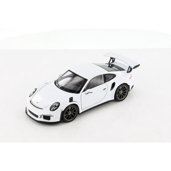 Porsche 911 GT3 RS, White - Welly 24080/4D - 1/24 scale Diecast Model Toy Car