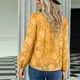 thumbnail image 4 of Top De Mujer, Camiseta De Manga Larga, Poliéster Lavable A Máquina, Suelto Para Oficina Para Fiesta ANGGREK No, 4 of 6