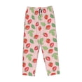 thumbnail image 4 of Daiia Strawberry Floral Women's Sleep Pant with Pockets and Drawstring,Pajama Pants-XX-Large, 4 of 9
