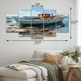 thumbnail image 4 of Designart "Boat at Anchor I" Coastal Metal Wall Art Set, 4 of 5