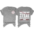 thumbnail image 4 of YLHFASHION T-shirt de Baseball pour Femmes, T-shirt Cœur de Baseball, T-shirt Maman de Baseball, Col Rond Décontracté, Manches Courtes, Soldes Aujourd'hui, 4 of 4