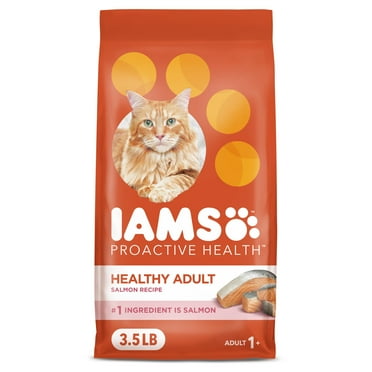 IAMS Proactive Health Adult XEF1 Healthy Dry Cat Food with Salmon, 3.5 lb. Bag