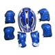 thumbnail image 2 of Juego de 7 piezas de protección para casco de bicicleta para niños, coderas, rodilleras, equipo de patinaje, casco de monopatín para montar en Azul profundo, 2 of 8