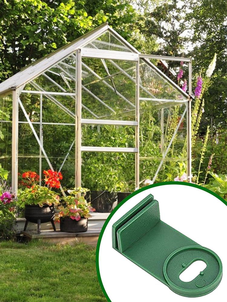 50 PCS Greenhouse Support Clips For Shade Netting & Bubble Wrap Insulation 