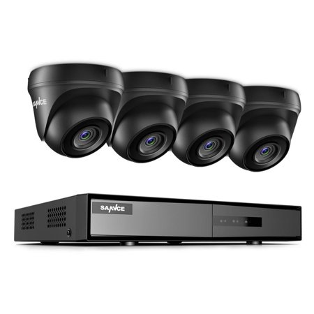 UPC: 0615116539131 | SANNCE 4CH DVR CCTV System 4PCS 2MP IP66 Waterproof Outdoor Security Dome Cameras CCTV Surveillance Kit Without HDD