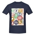 thumbnail image 4 of Bingfone Travel Stamp Men'S Loose Fit Short-Sleeve Pocket T-Shirt, 4 of 7