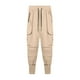 thumbnail image 3 of Pantalones largos para hombre, de color liso, elásticos, ajustados al tobillo, informales, deportivos, transpirables, para hombre, 3 of 3