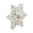 thumbnail image 4 of VHC Brands Distressed White Wooden Snowflake 5.75x5.75x1, 4 of 4