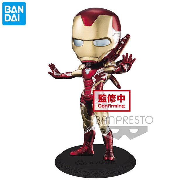 BANDAI original Banpresto Qposket Marvel Avengers Iron man Capitán América Loki Thor Figuras modelo Colección