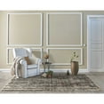 thumbnail image 2 of 4'x6' Grey Machine Woven Shrank Distressed Traditional Design Indoor Area Rug, 2 of 2