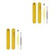 thumbnail image 1 of Soidarity Removedor de cera de oído giratorio de 360 ​​°, herramienta de extracción de palillos para el cuidado de la salud de doble cabeza, Amarillo 2piezas Soidarity CBP491885, 1 of 6