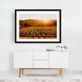 thumbnail image 2 of Napa Valley Sunset II - California Photography Vineyard Sunset Landscape Autumn Nature Scenic Rural Black Framed Wall Art Print 12 x 18 inches, 2 of 4